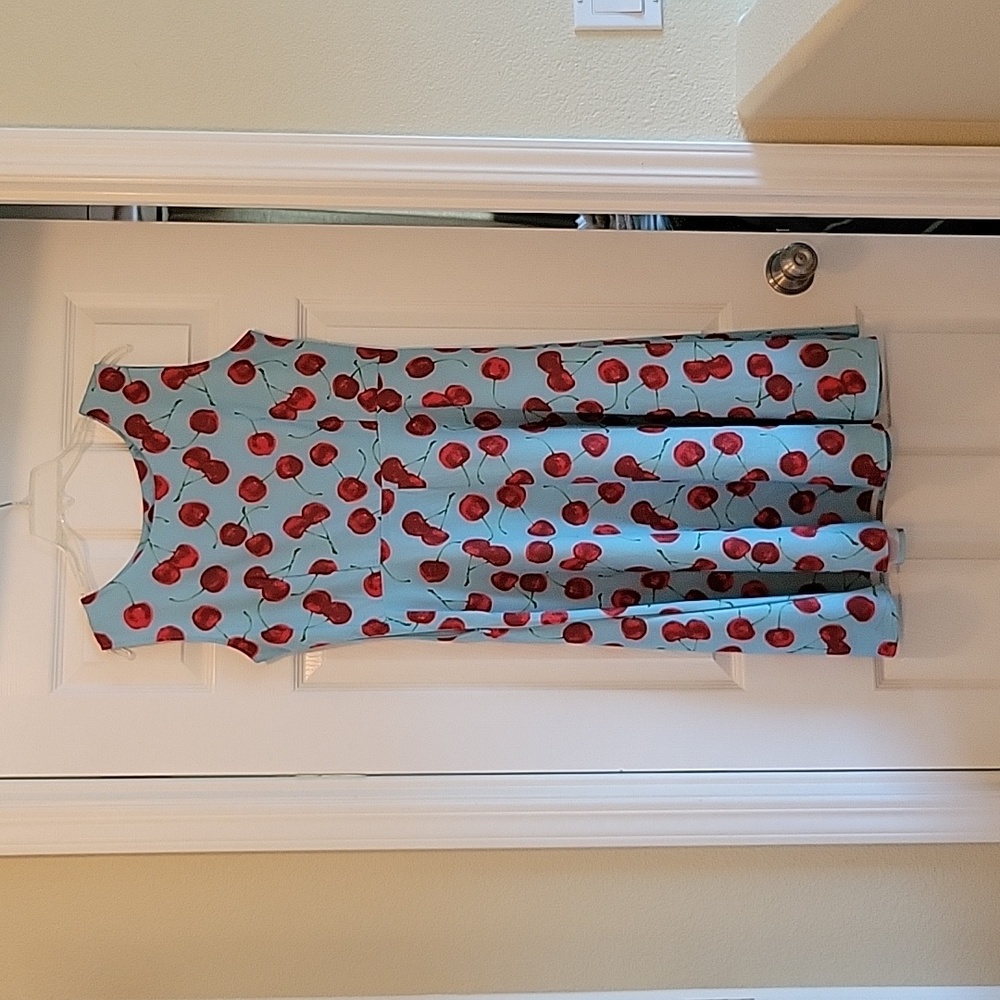Cherry 🍒 fit and flare dress